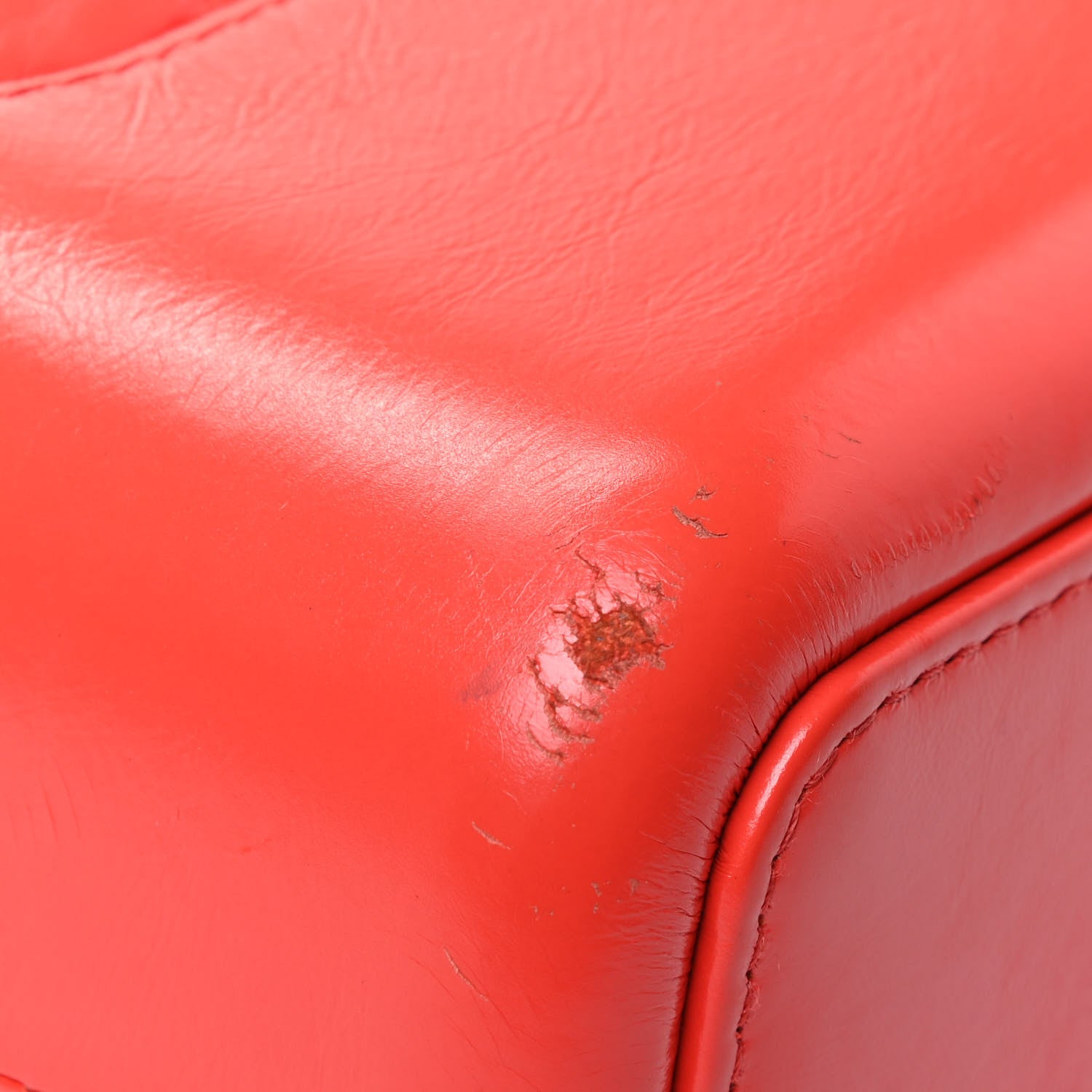 Chanel Aged Calfskin Quilted Medium Gabrielle Hobo Red 9 of 9