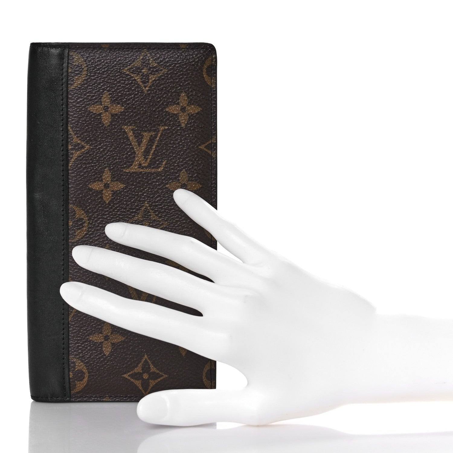 Louis Vuitton Monogram Macassar Brazza Wallet 2 of 8