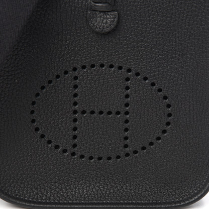 Hermes Taurillon Clemence Evelyne TPM Black 9 of 10