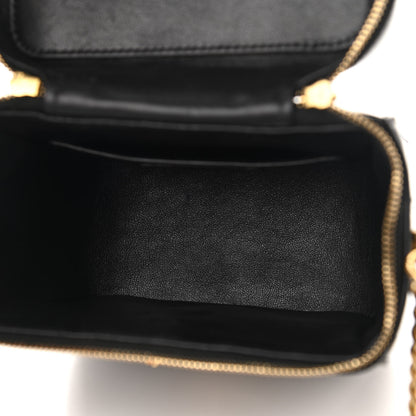 Saint Laurent Patent Matelasse Monogram Vicky Vanity Black 5 of 11