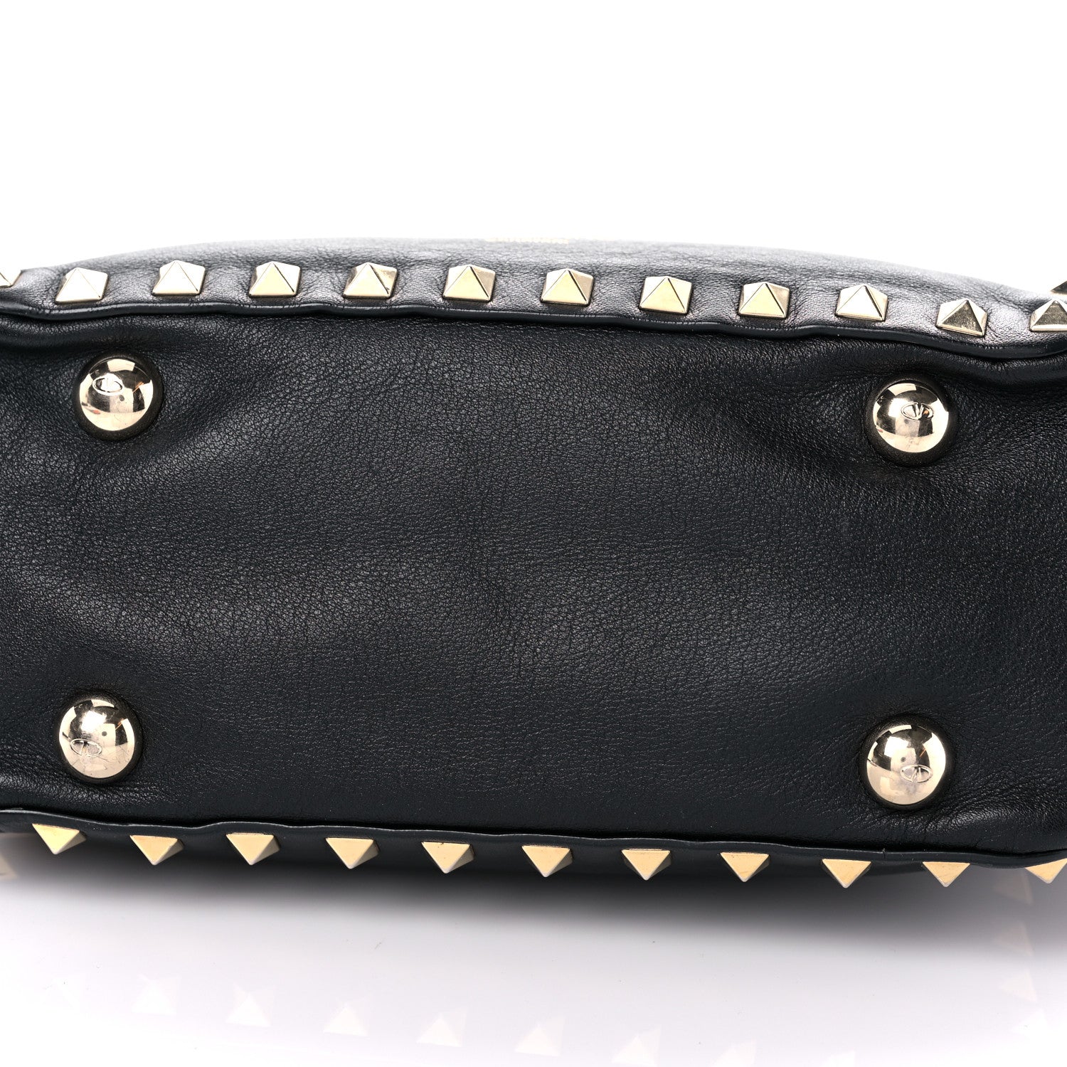 Valentino Garavani Vitello Mini Rockstud Tote Black 16 of 29