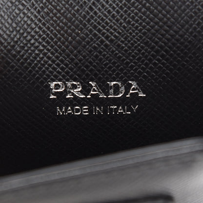Prada Saffiano Phone Case Pouch Black 6 of 8
