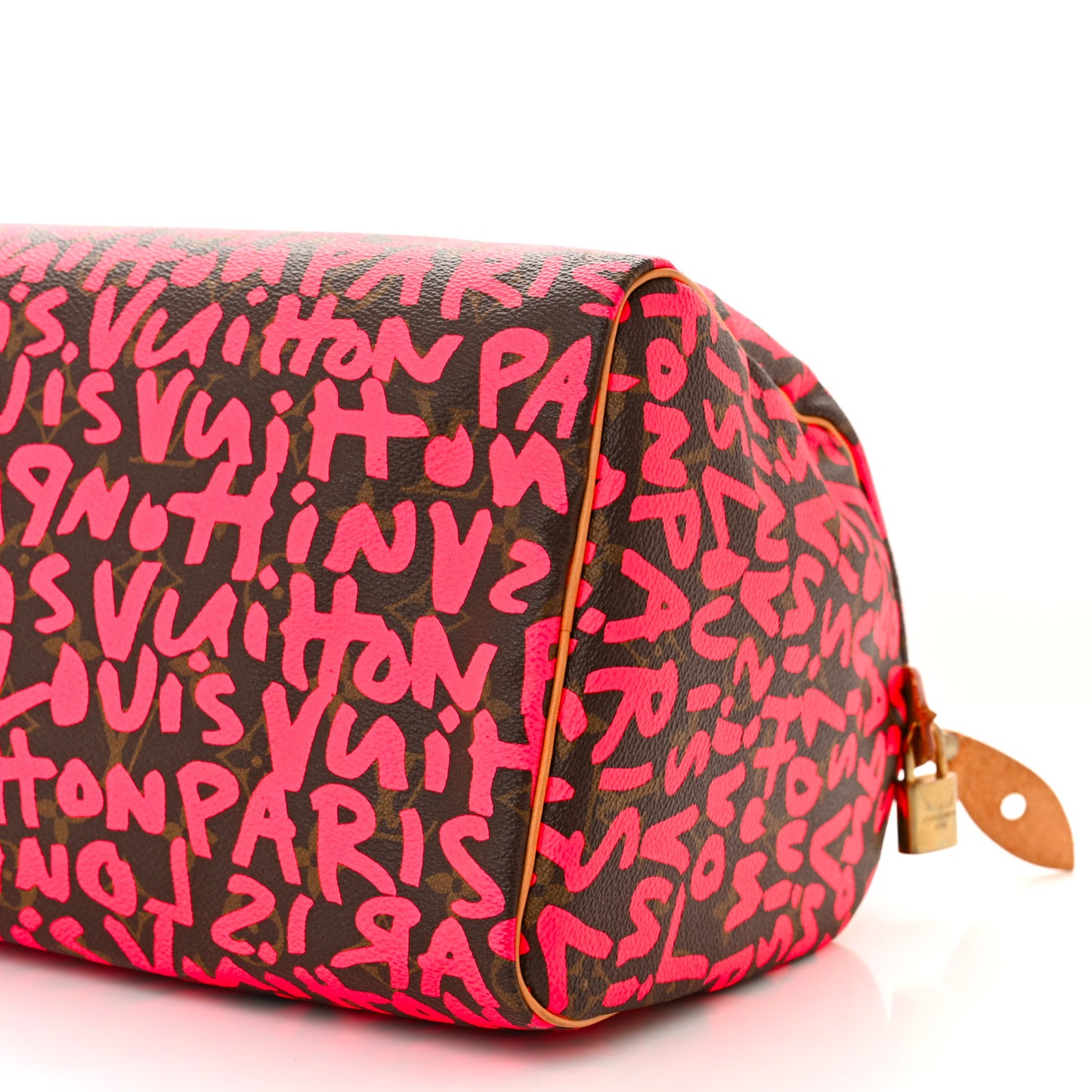 Monogram Graffiti Speedy 30 Fuchsia
