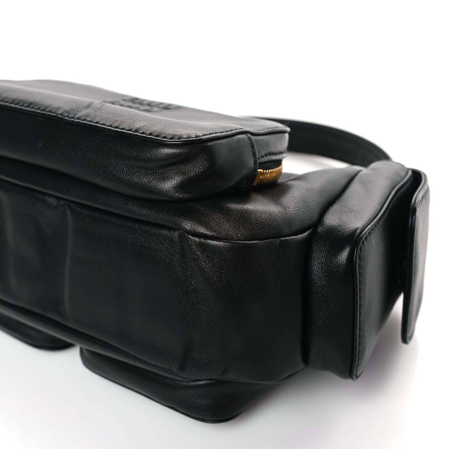 Nappa Multi Pocket Hobo Black