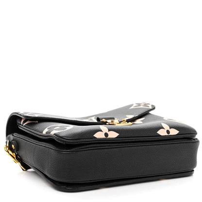 Louis Vuitton Empreinte Monogram Giant Pochette Metis Black Beige 4 of 10