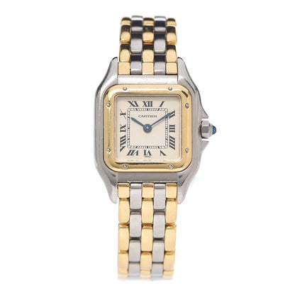 Cartier Stainless Steel 18K Yellow Gold 22mm Panthere Quartz Watch 1 of 6