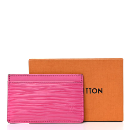 Louis Vuitton Epi Card Holder Pink 11 of 11