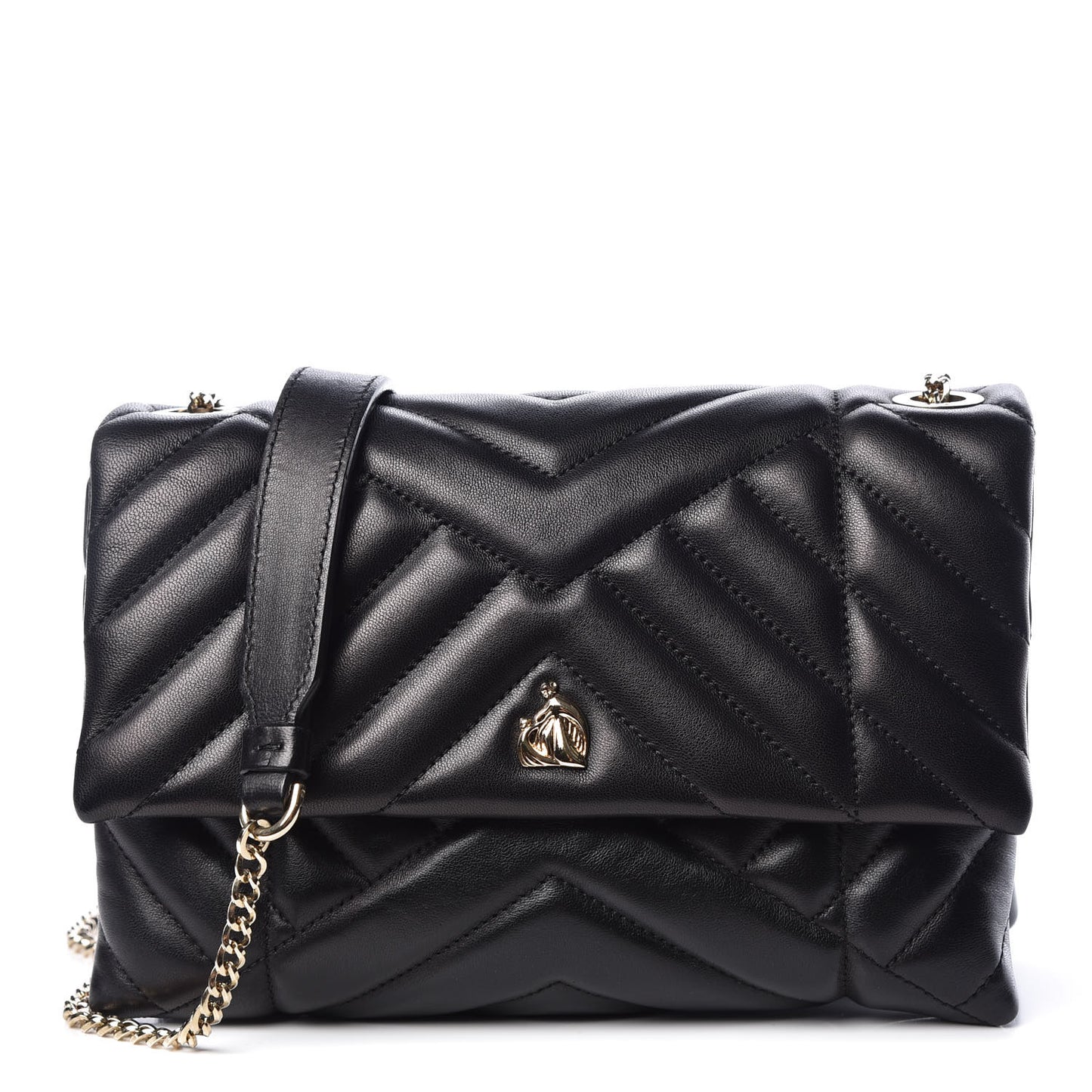 Lambskin Quilted Mini Sugar Flap Shoulder Bag Black