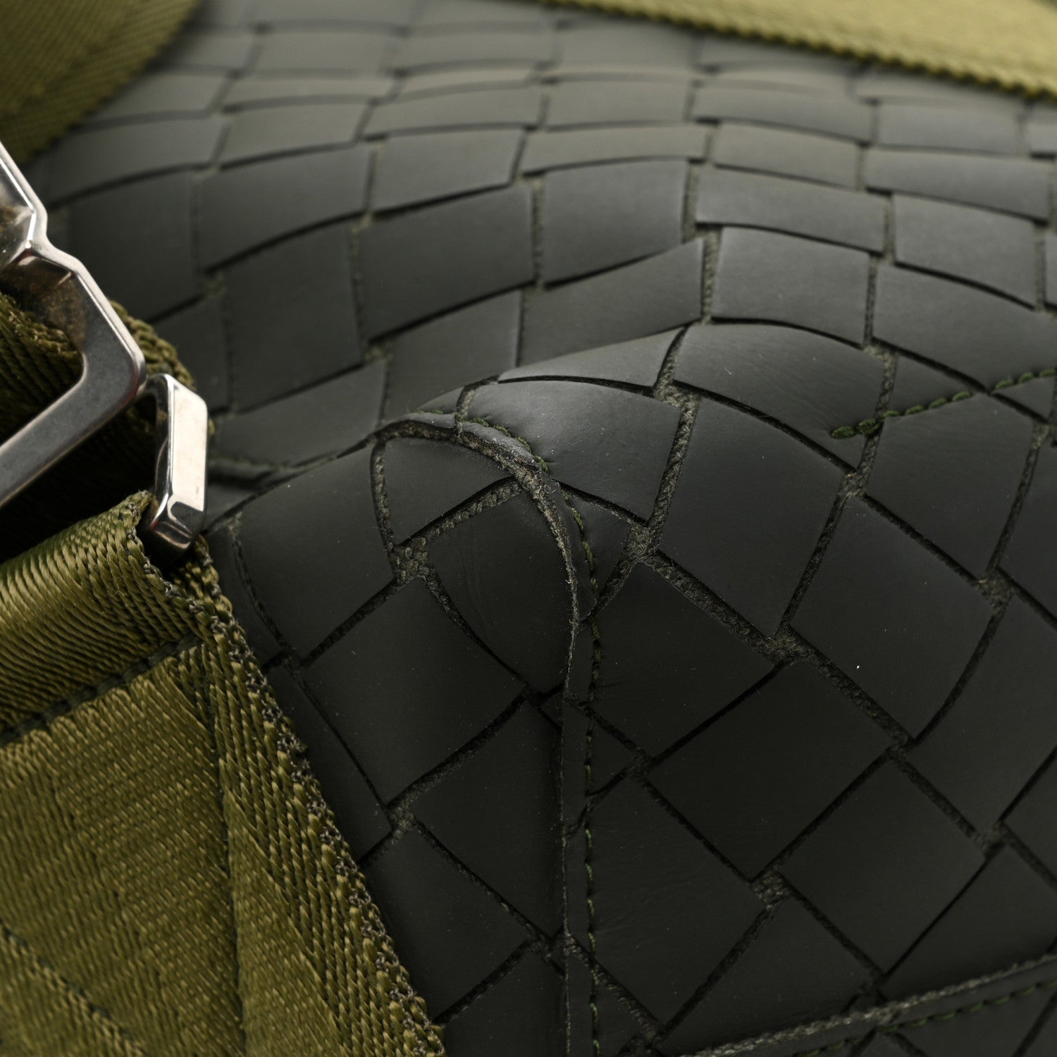 Bottega Veneta Intreccio Rubber Backpack Camping 12 of 15