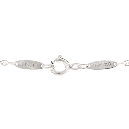 Tiffany Sterling Silver Cultured Pearl 7.5-8mm Elsa Peretti Open Heart Lariat Necklace 4 of 4