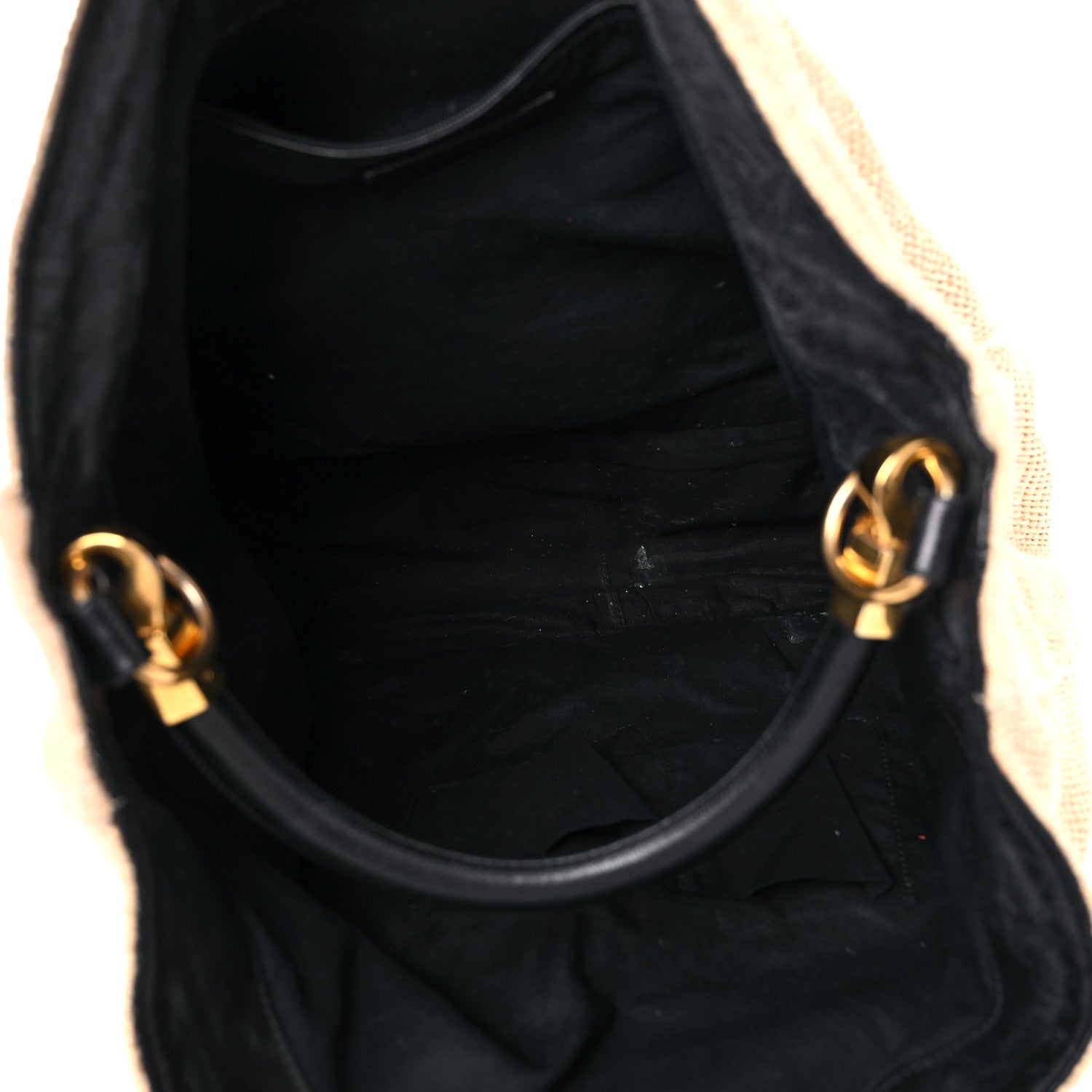 Saint Laurent Raffia Large Roady Natural Brown 5 of 18