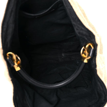 Saint Laurent Raffia Large Roady Natural Brown 5 of 18