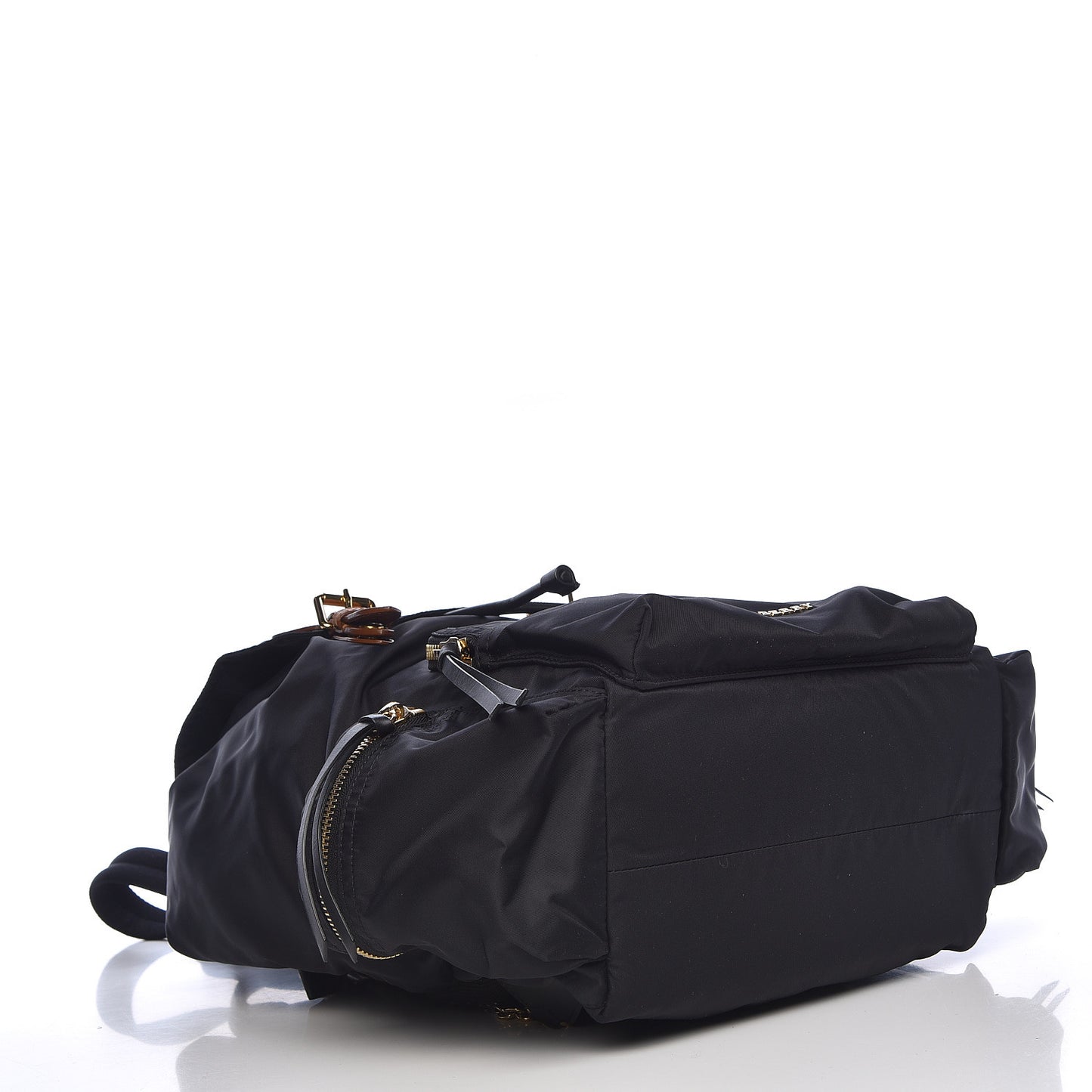 Nylon Large Rucksack Backpack Black