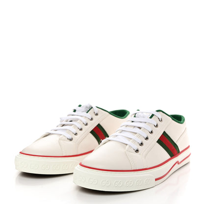 Gucci GG Monogram Web Mens 1977 Tennis Sneakers 9.5 Great White 3 of 8