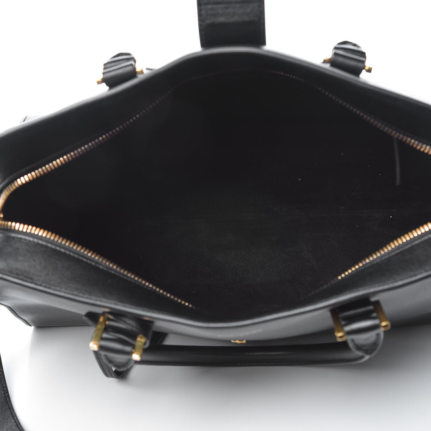 Smooth Calfskin Medium Monogram Cabas Black