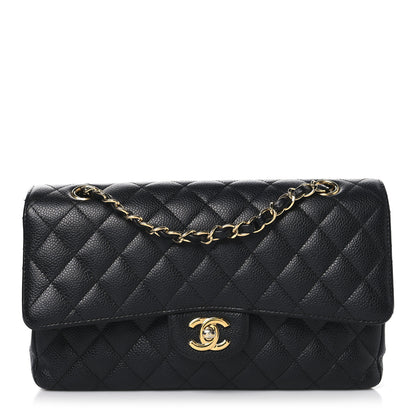 Chanel Caviar Quilted Medium Double Flap Black 1 of 11