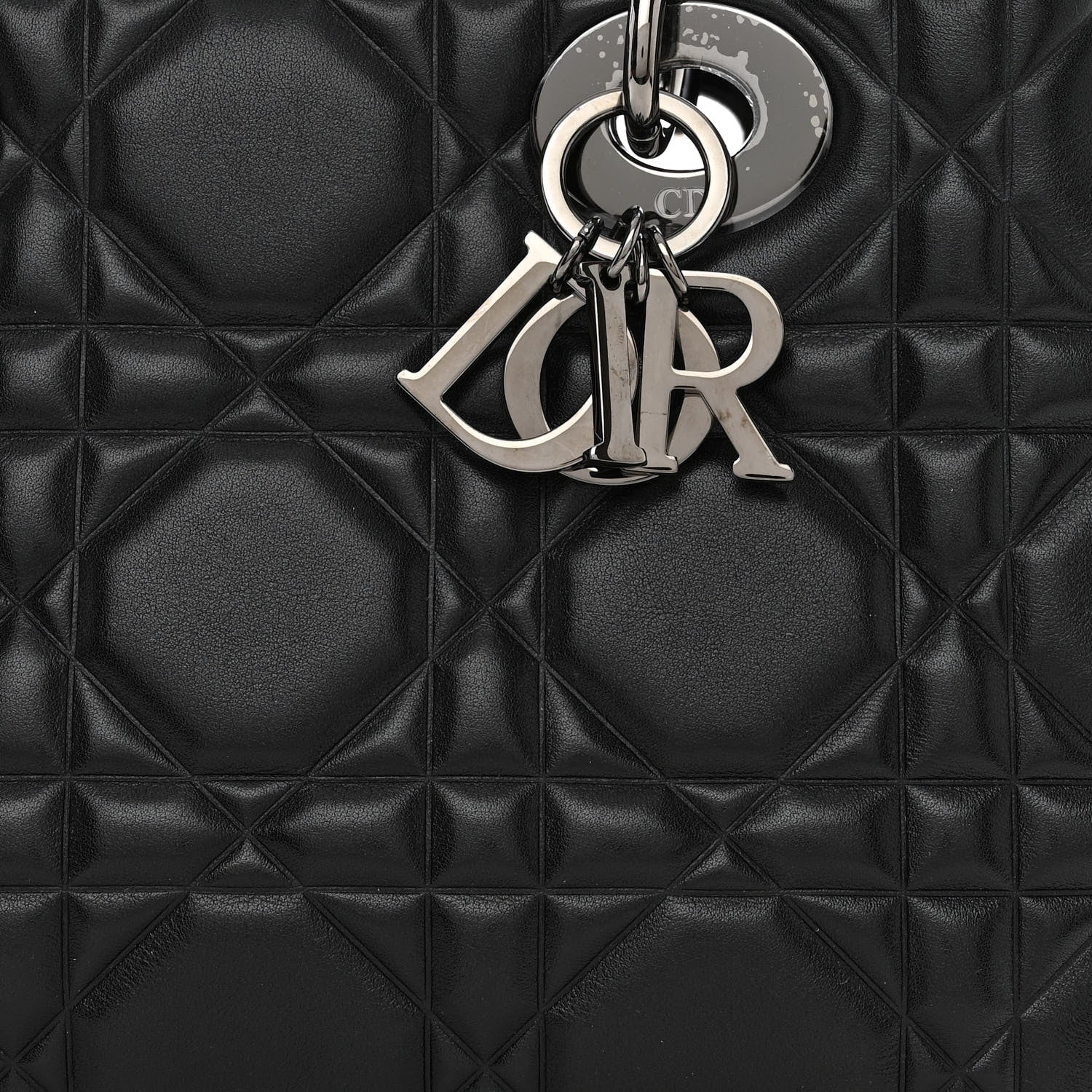 Christian Dior Lambskin Cannage The Lady 95.22 Black 8 of 11