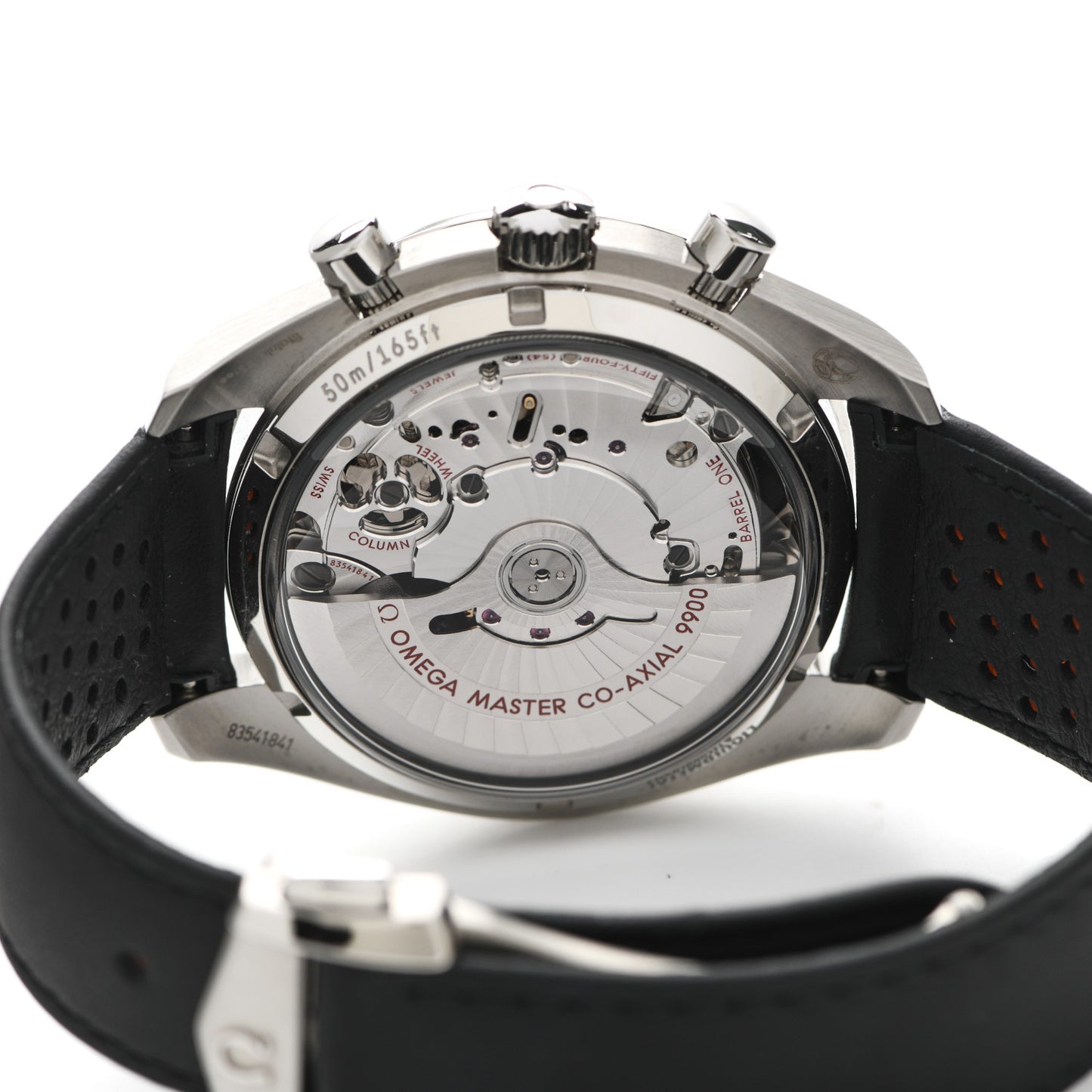 Stainless Steel Calfskin 42mm Speedmaster Racing Co-Axial Master Chronometer Automatic Watch Black 329.32.44.51.01.001