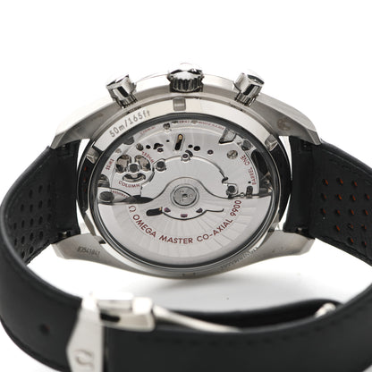 Omega Stainless Steel Calfskin 42mm Speedmaster Racing Co-Axial Master Chronometer Automatic Watch Black 329.32.44.51.01.001 4 of 5
