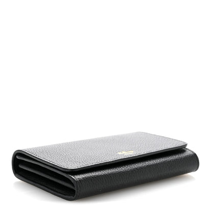 Mulberry Small Classic Grain Medium Continental French Wallet Black 4 of 10