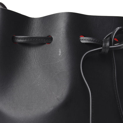 Mansur Gavriel Calfskin Mini Bucket Bag Black Flamma 9 of 10