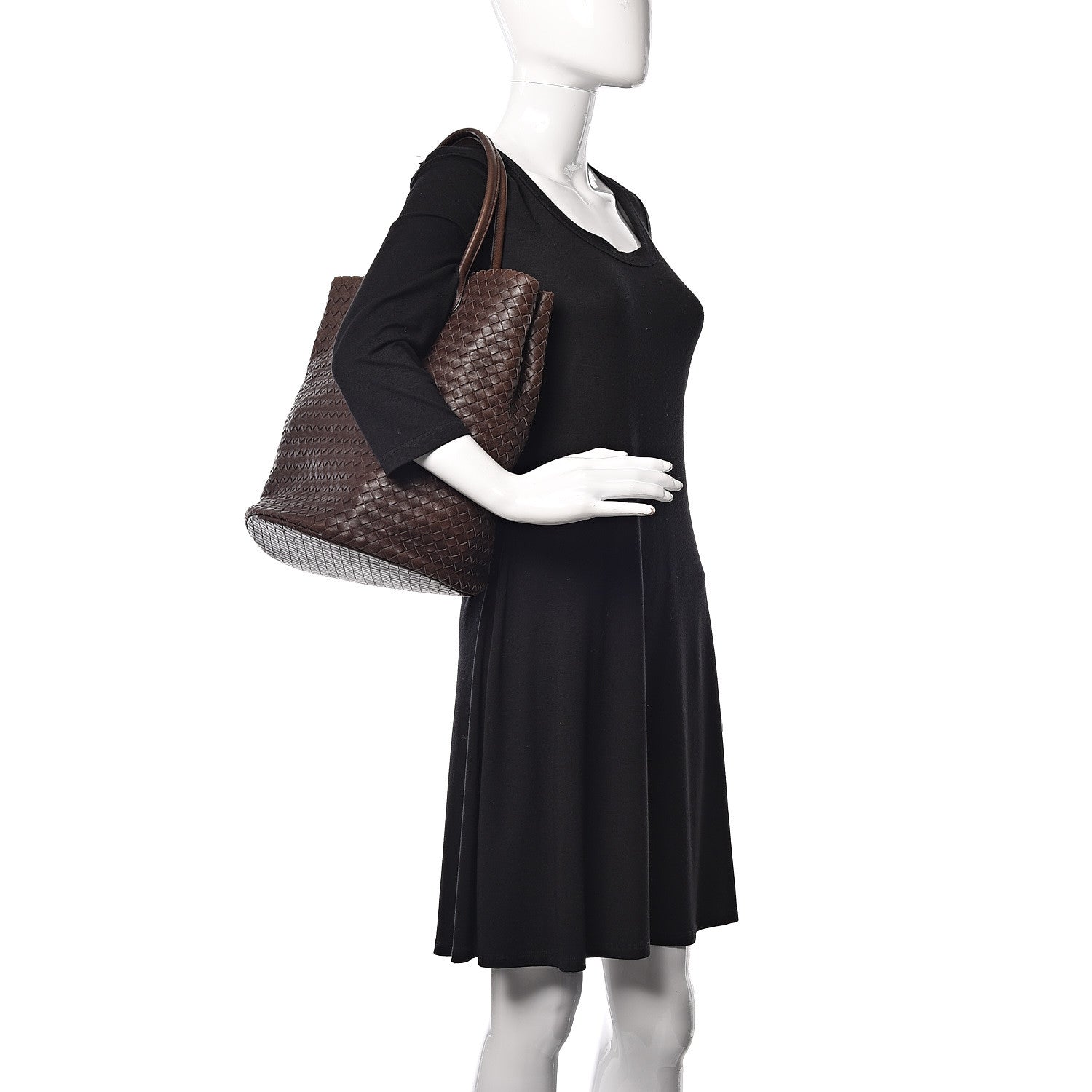 Bottega Veneta Nappa Intrecciato Tote Ebano 2 of 14