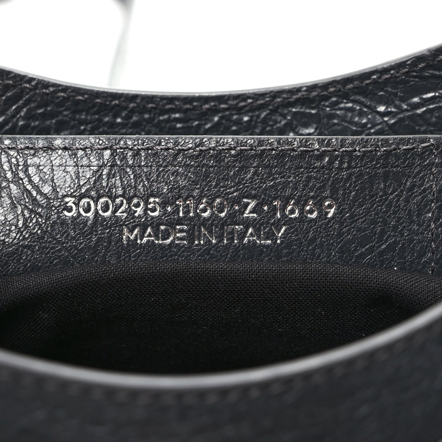 Balenciaga Agneau Classic Silver Hardware Mini City Logo Strap Gris Fossile White 7 of 9