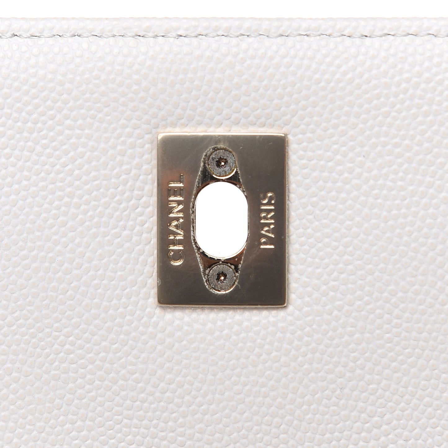 Caviar Quilted Medium Business Affinity Flap White