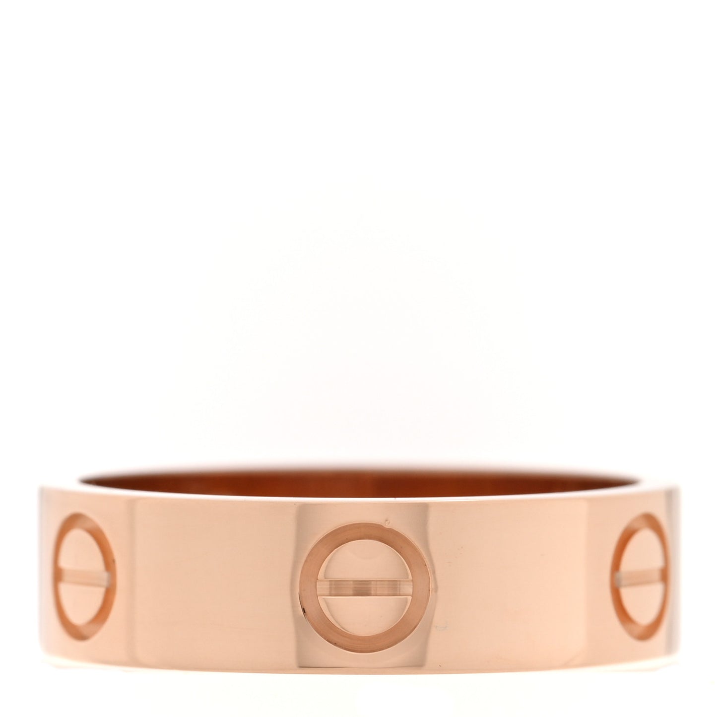18K Pink Gold 5.5mm LOVE Ring 55 7.25