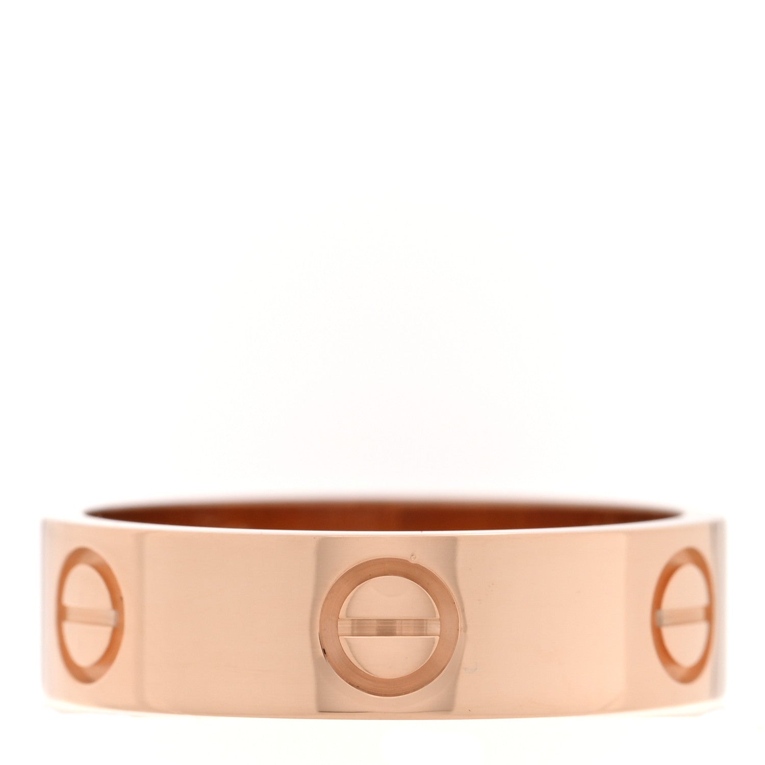 Cartier 18K Pink Gold 5.5mm LOVE Ring 55 7.25 1 of 4