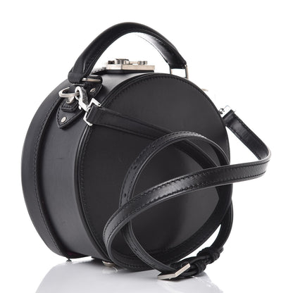 Saint Laurent Calfskin Small Mica Hat Box Black 3 of 8