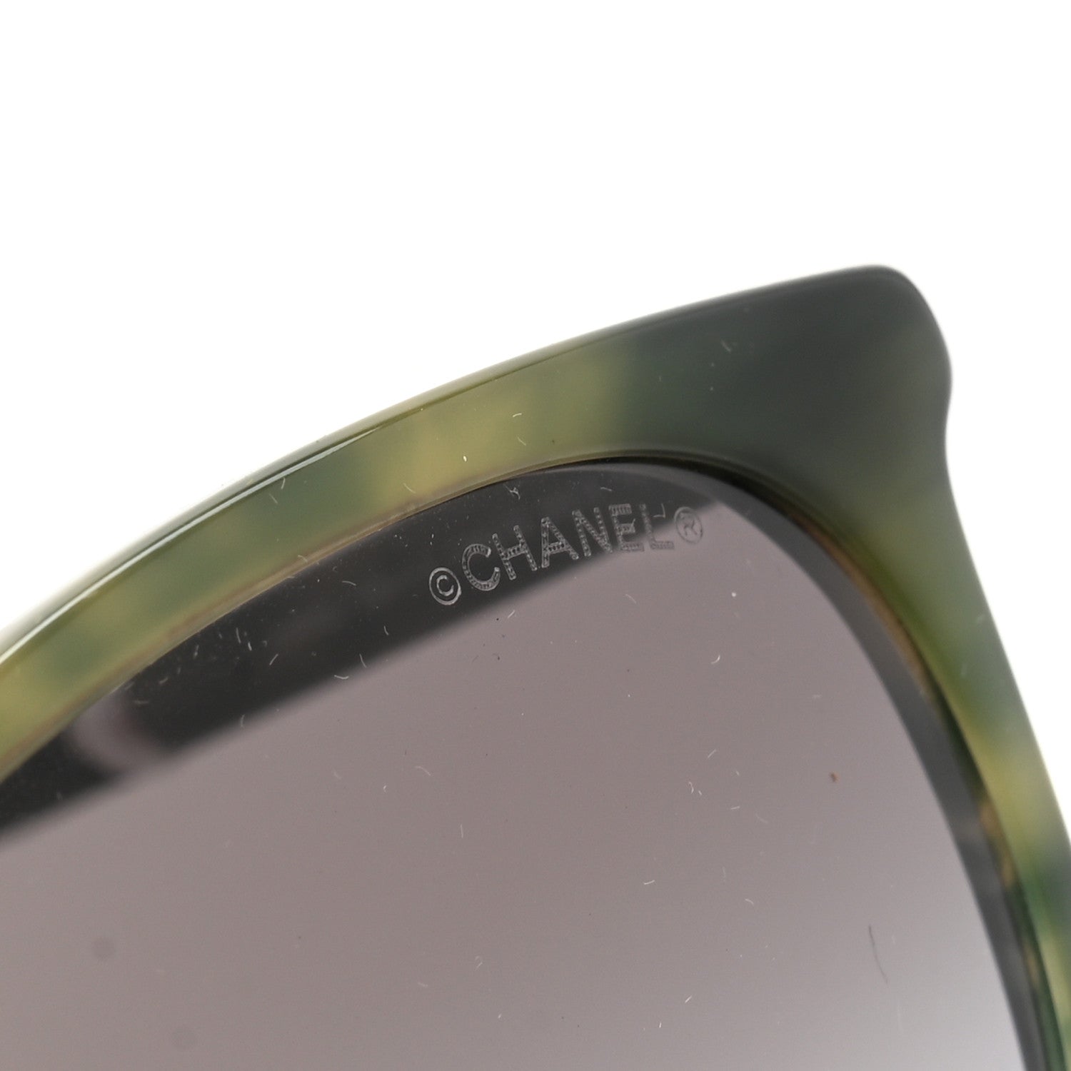 Chanel Acetate Butterfly Pearl Sunglasses 5394-H-A Green 7 of 8