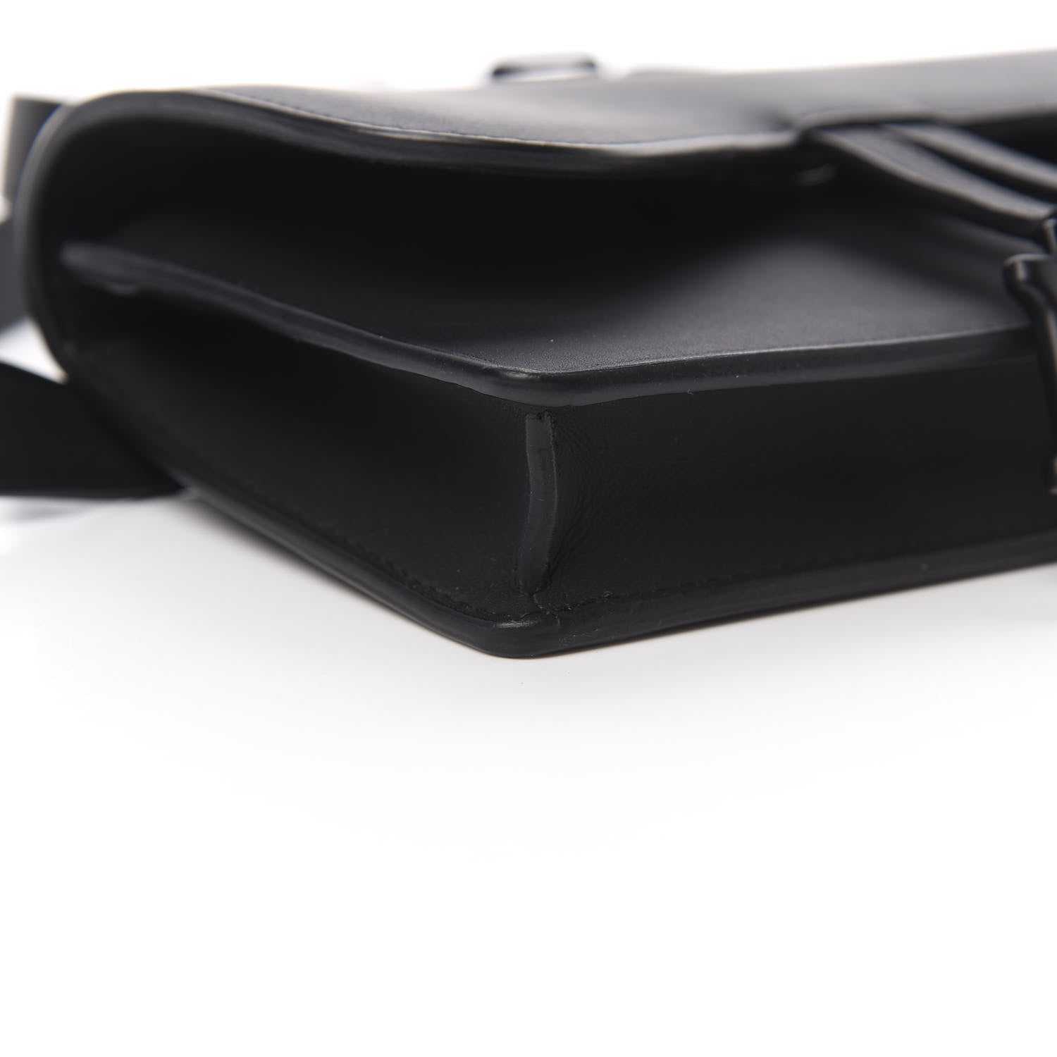 Christian Dior Ultra Matte Calfskin Saddle Belt Bag Black 9 of 13