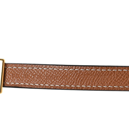 Hermes Swift Epsom 13mm Lucky 15 Belt 90 36 Black Gold 3 of 5