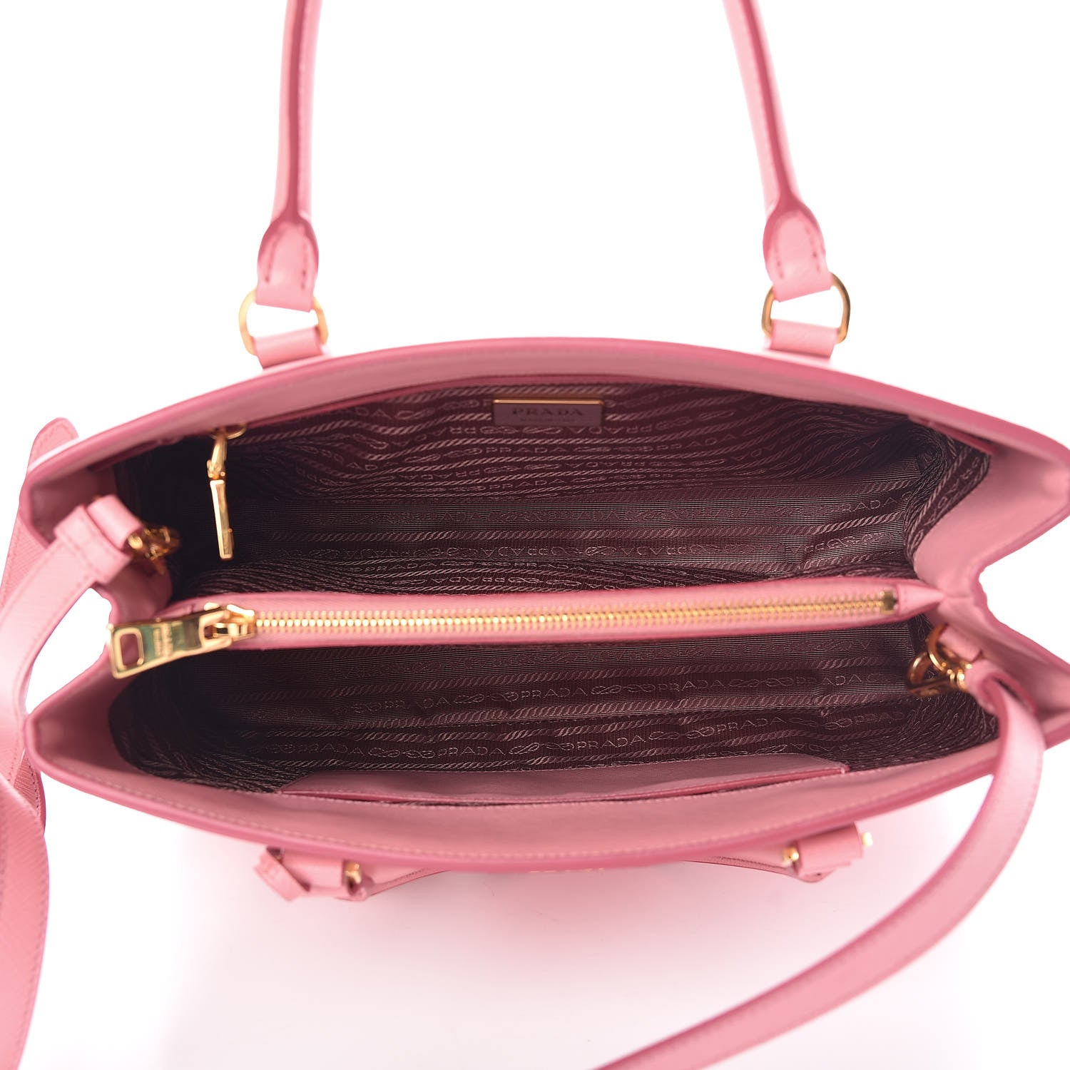 Prada Saffiano Lux Medium Tote Petalo 6 of 15