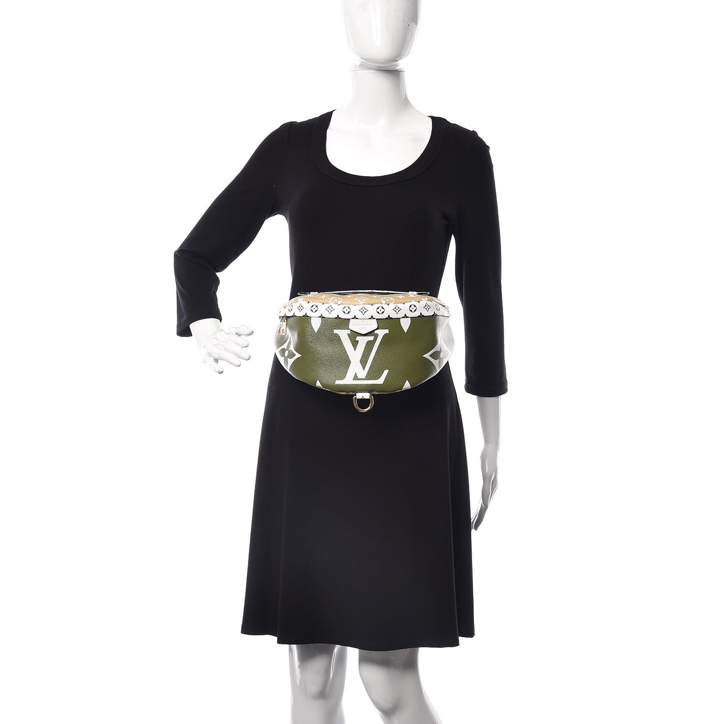 Monogram Giant Bumbag Kaki Beige