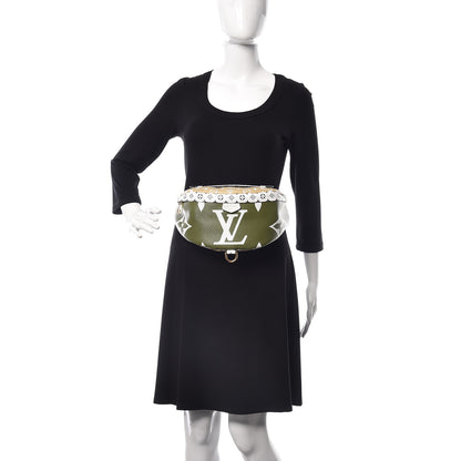 Louis Vuitton Monogram Giant Bumbag Kaki Beige 2 of 8