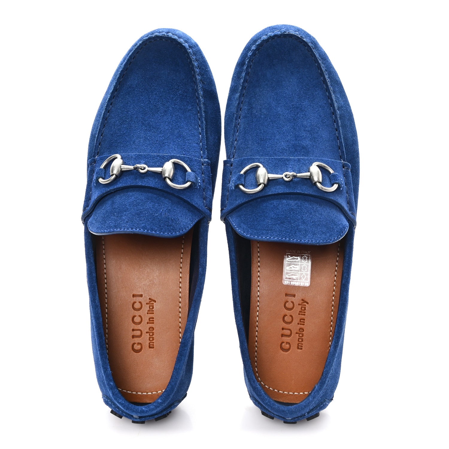 Gucci Suede Mens Horsebit Driver Loafers 7.5 Royale 2 of 10