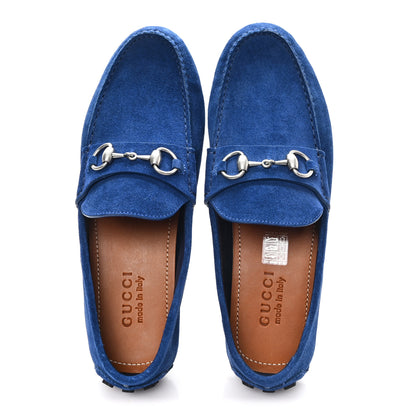 Gucci Suede Mens Horsebit Driver Loafers 7.5 Royale 2 of 10