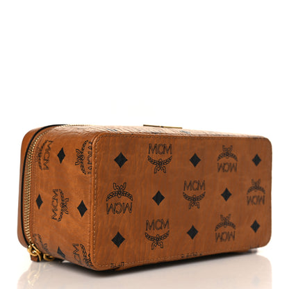 MCM Visetos Vanity Case Cognac 4 of 9