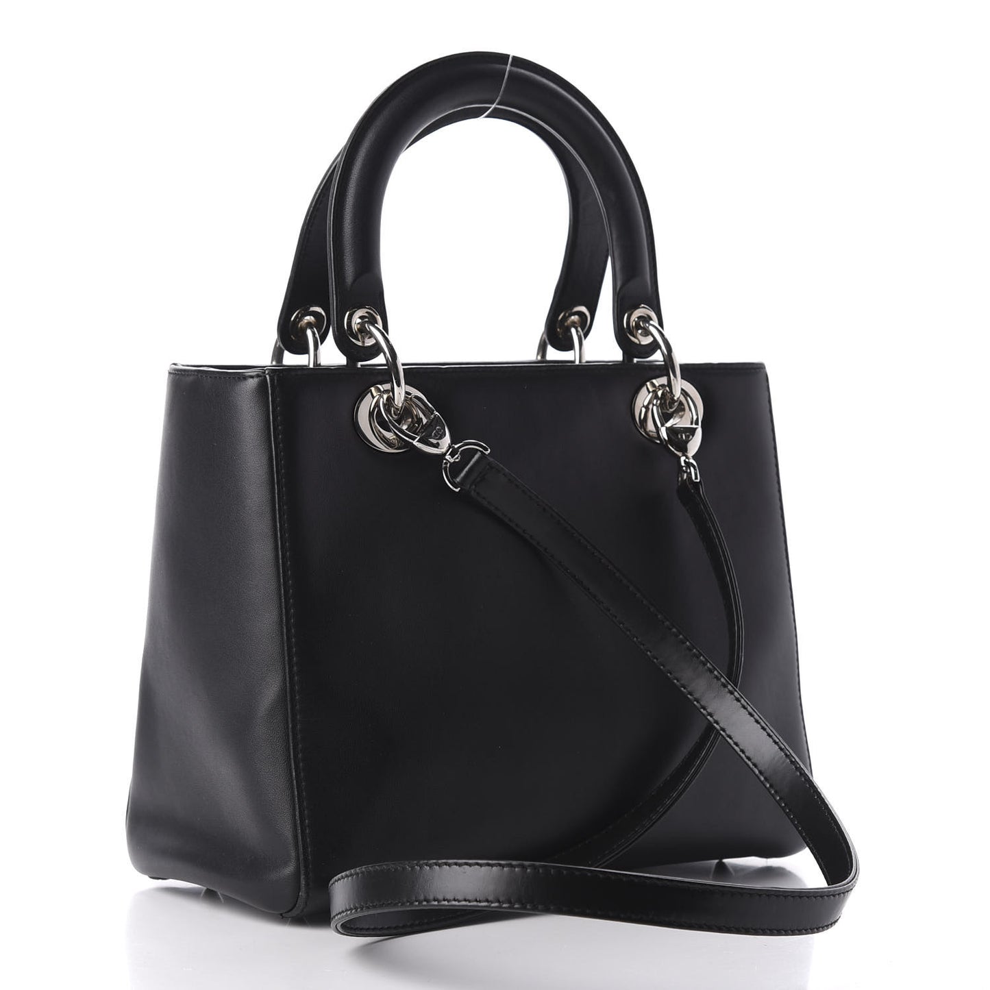 Calfskin Paradise Medium Lady Dior Black