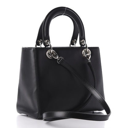 Christian Dior Calfskin Paradise Medium Lady Dior Black 3 of 8