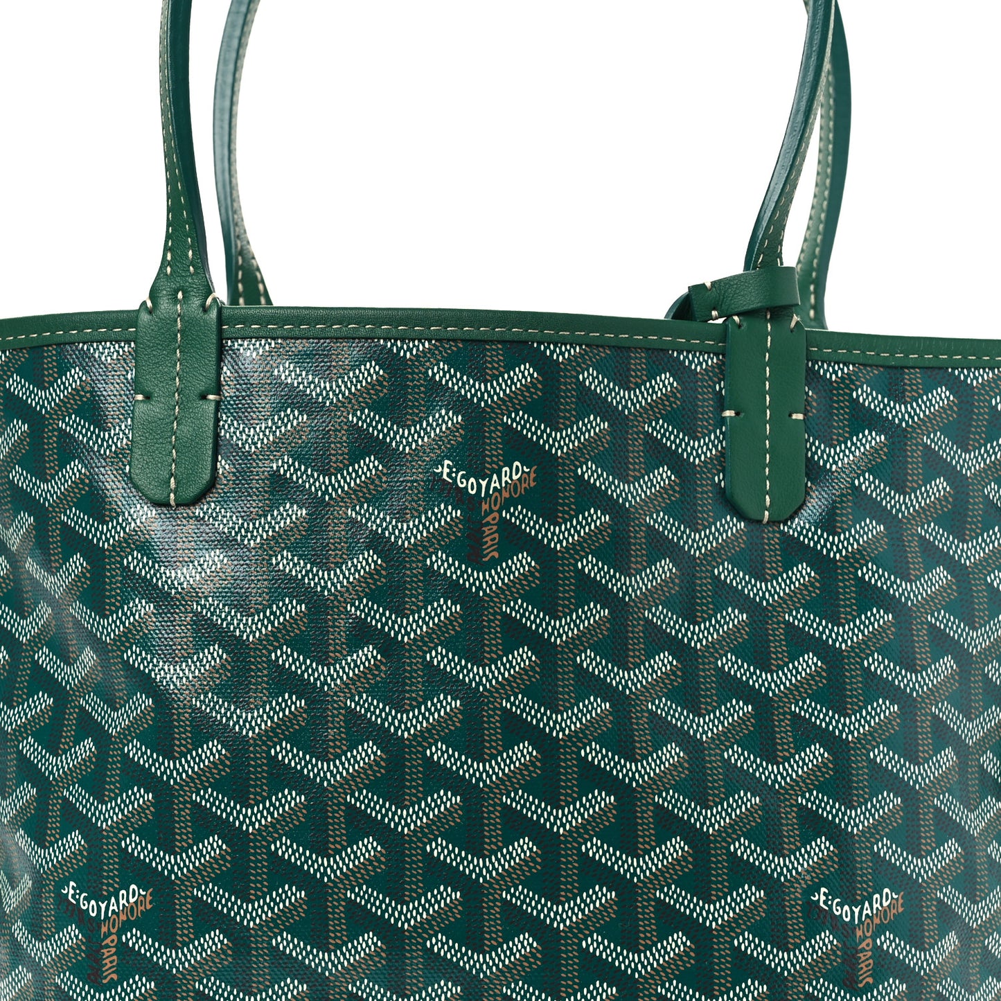 Goyardine Reversible Mini Anjou Green