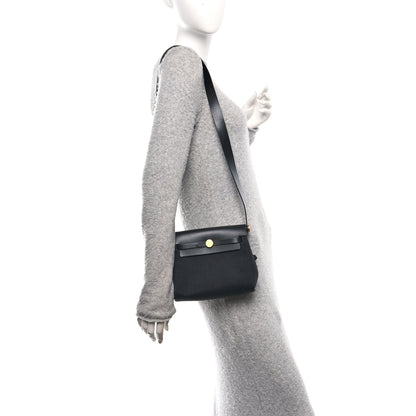 Hermes Military Toile Vache Hunter Herbag Zip Retourne 20 Black 2 of 11