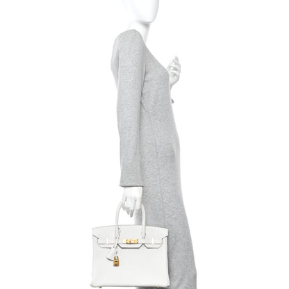 Hermes Togo Birkin 30 Gris Pale 2 of 13