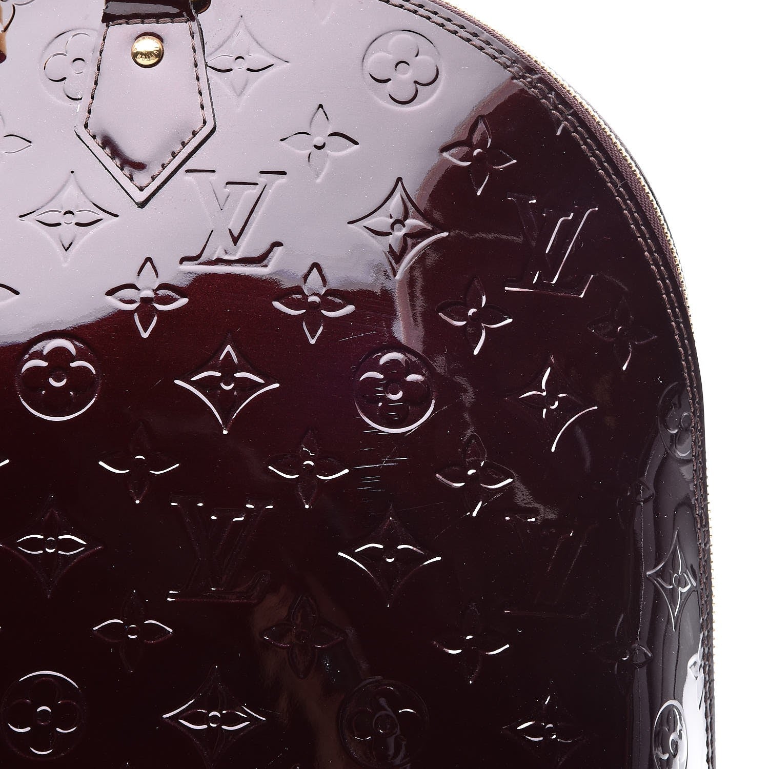 Louis Vuitton Vernis Alma GM Amarante 8 of 11