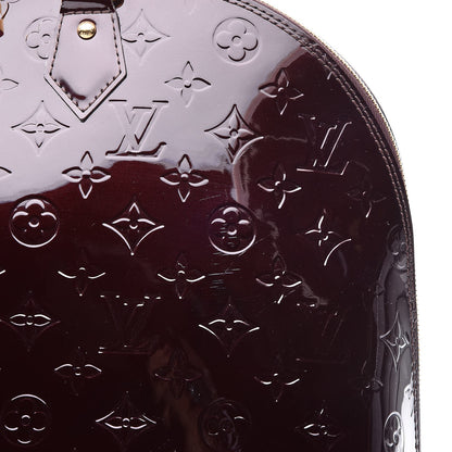 Louis Vuitton Vernis Alma GM Amarante 8 of 11