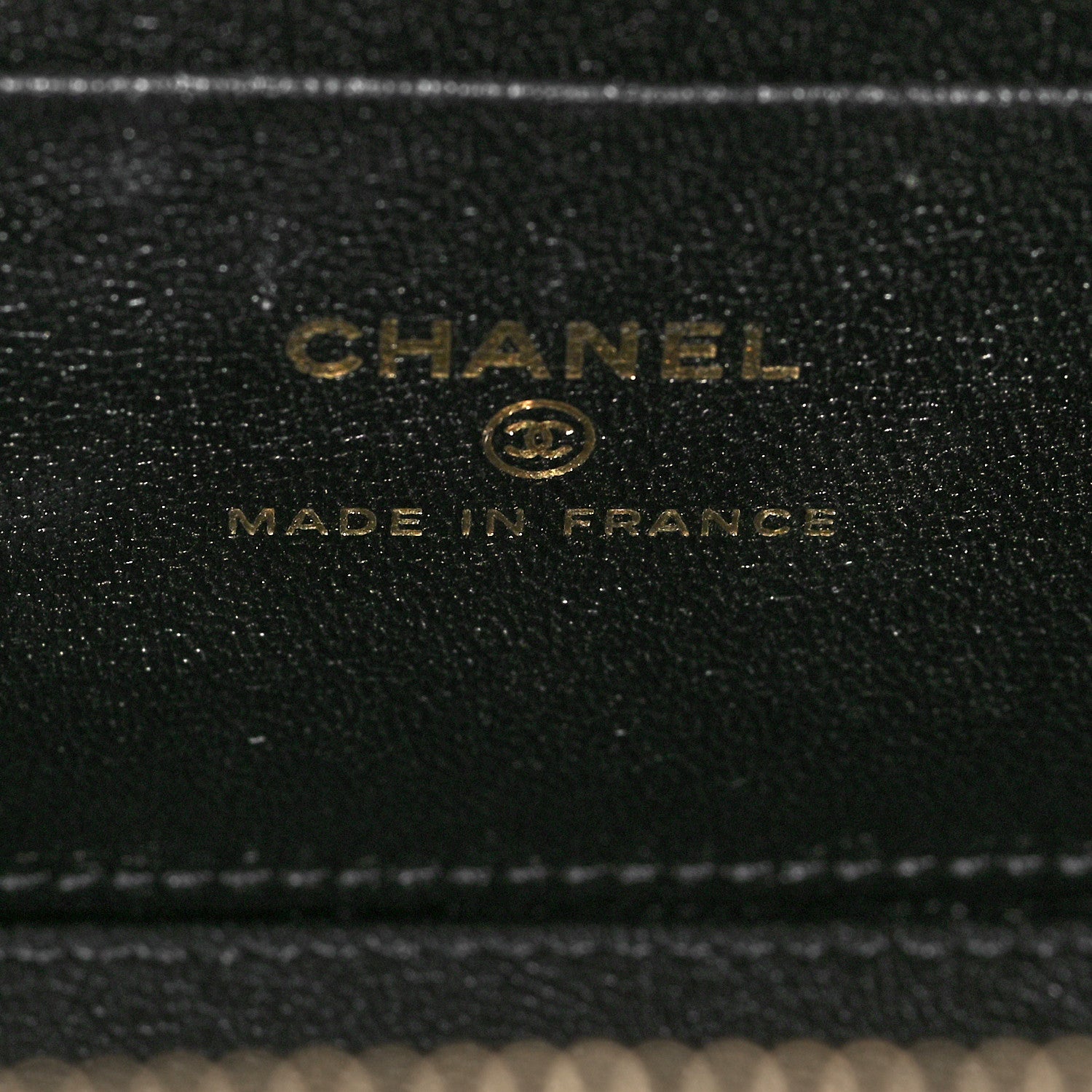 Chanel Lambskin Quilted Enamel Coco Casino Small Vanity Case With Chain Black 5 of 8