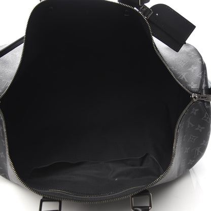 Louis Vuitton Monogram Eclipse Keepall Bandouliere 55 4 of 10