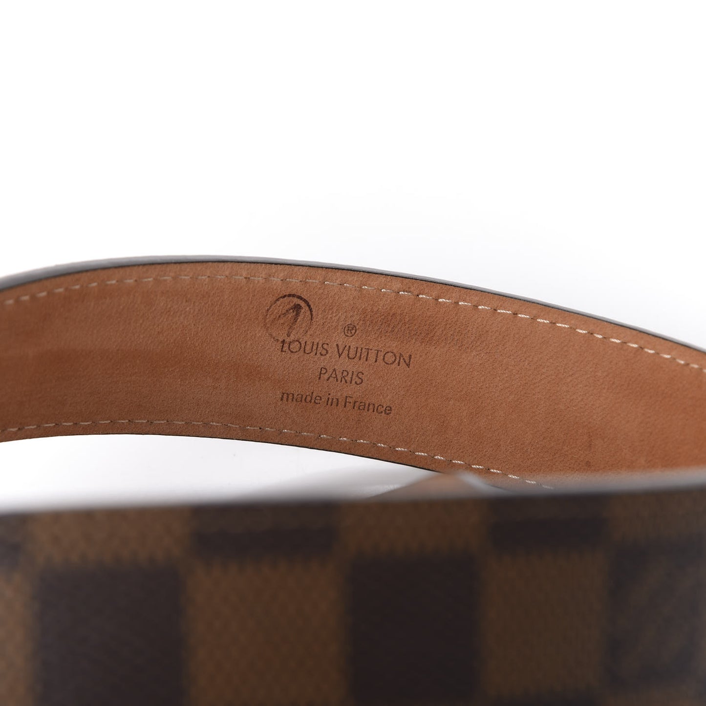 Damier Ebene Tresor Belt 80 32